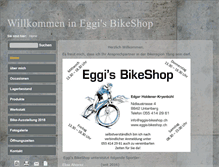 Tablet Screenshot of eggis-bikeshop.ch